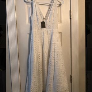 oasis broderie midi dress